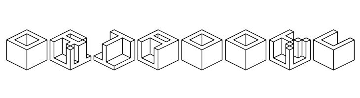 Qbicle 3 BRK  Free Fonts Download