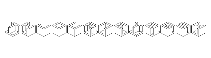 Qbicle 3 BRK  Free Fonts Download