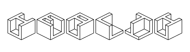 Qbicle 3 BRK  Free Fonts Download