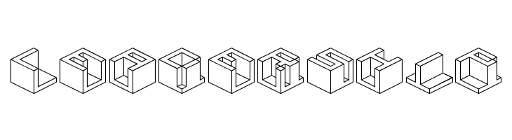 Qbicle 3 BRK  Free Fonts Download