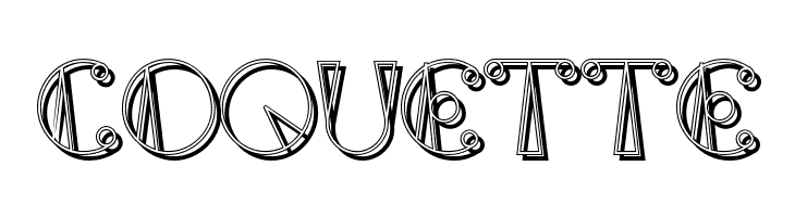 TriangleETcircle Shadow  Free Fonts Download