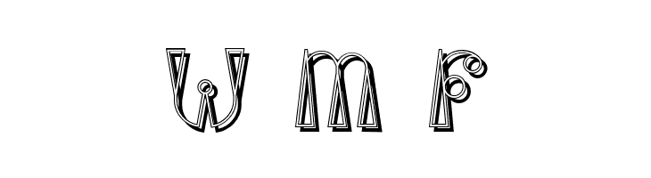 TriangleETcircle Shadow  Free Fonts Download