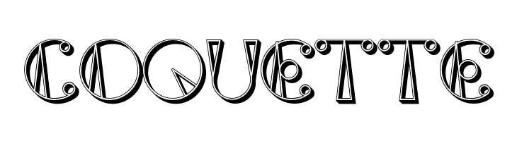 TriangleETcircle Shadowed  Free Fonts Download