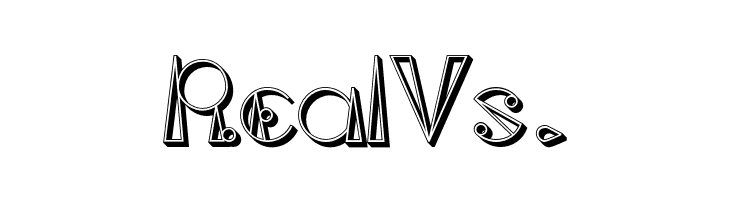 TriangleETcircle Shadowed  Free Fonts Download