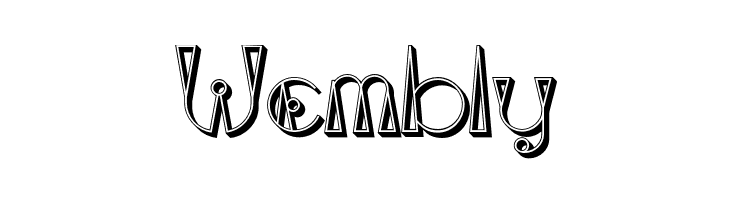 TriangleETcircle Shadowed  Free Fonts Download