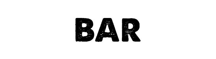 BAR A Love of Thunder Font