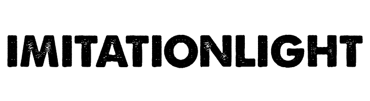 IMITATIONLIGHT A Love of Thunder Font