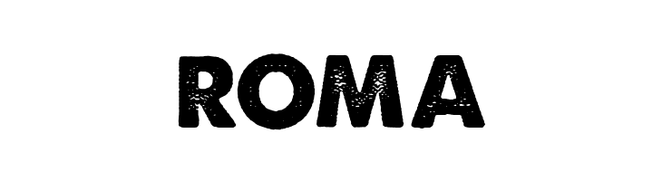 ROMA A Love of Thunder Font