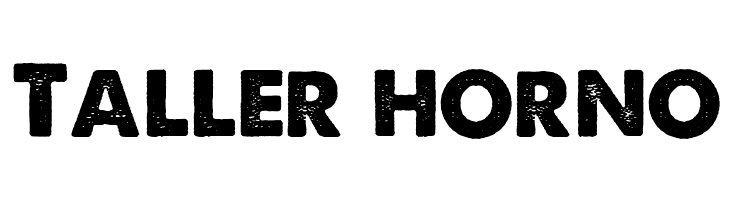 Taller%2Bhorno A Love of Thunder Font