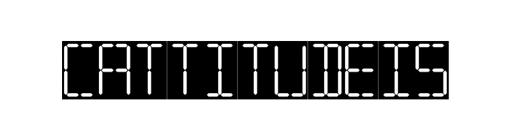 7 SEGMENTAL DIGITAL DISPLAY  Free Fonts Download