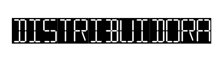 7 SEGMENTAL DIGITAL DISPLAY  Free Fonts Download