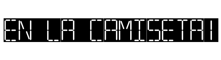 7 SEGMENTAL DIGITAL DISPLAY  Free Fonts Download