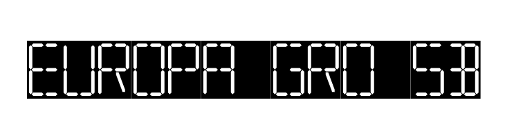 7 SEGMENTAL DIGITAL DISPLAY  Free Fonts Download