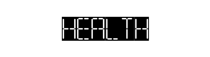 7 SEGMENTAL DIGITAL DISPLAY  Free Fonts Download