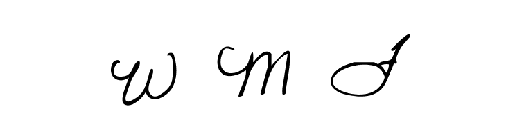 Written on His Hands  Free Fonts Download