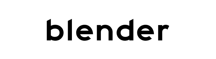 blender Highway Gothic Expanded Font