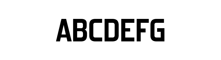 ABCDEFG ForgottenFuturistRg-Bold Font