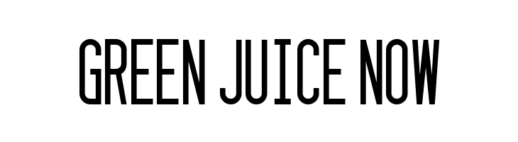 GREEN%2BJUICE%2BNOW Zzyzx Font