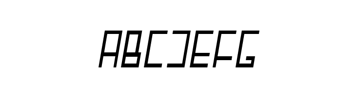 Fair N Square Condensed Regular Italic  Free Fonts Download