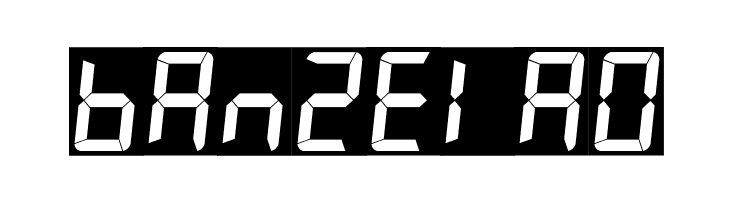 7LED italic  Free Fonts Download