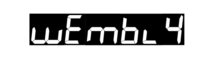 7LED italic  Free Fonts Download