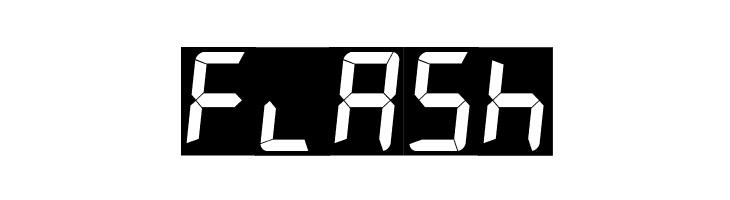 7LED italic  Free Fonts Download