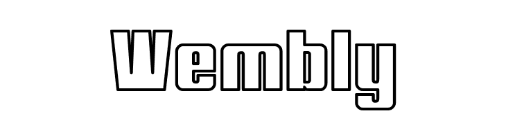 My Puma Outlined  Free Fonts Download
