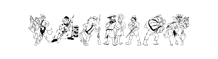 KR Civil War  Free Fonts Download