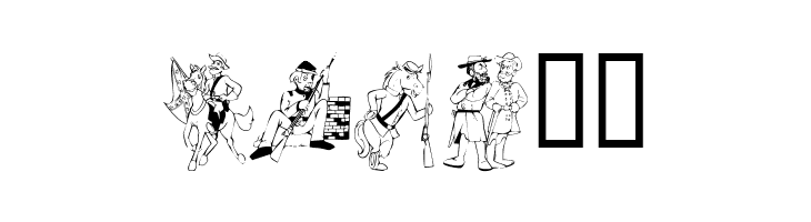 KR Civil War  Free Fonts Download