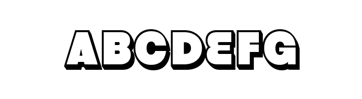 StrenuousThreeD-Regular  Free Fonts Download