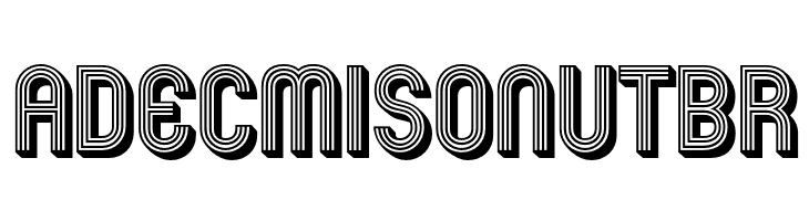 Mexcellent3D-Regular  Free Fonts Download