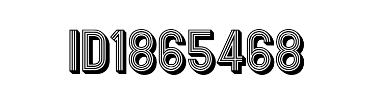 Mexcellent3D-Regular  Free Fonts Download