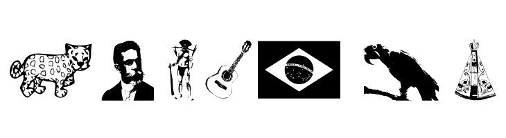 Icones do Brasil  Free Fonts Download