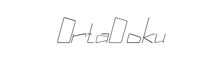 Kuppel Ultra-condensed Thin Italic  Free Fonts Download