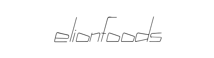 Kuppel Ultra-condensed Thin Italic  Free Fonts Download
