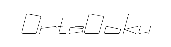 Kuppel Extra-expanded Thin Italic  Free Fonts Download