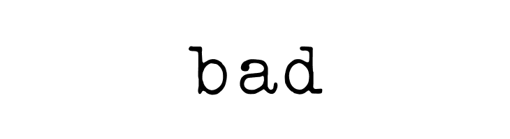 bad VTBulletin Font