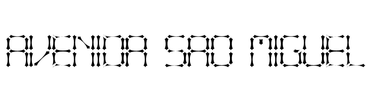 Pointy Iron Fence  Free Fonts Download