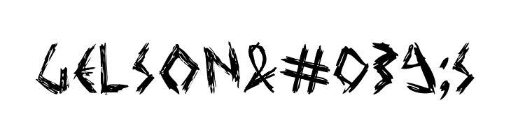 Elmar's scratch type  Free Fonts Download