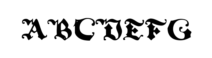 BlackInitialText  Free Fonts Download