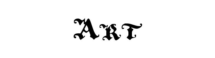 BlackInitialText  Free Fonts Download