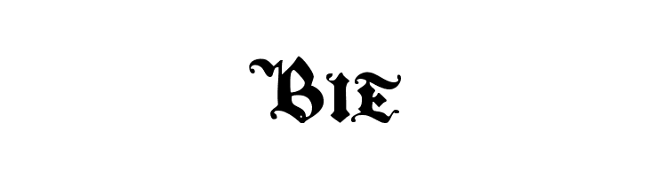 BlackInitialText  Free Fonts Download