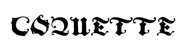 BlackInitialText  Free Fonts Download