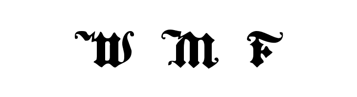 BlackInitialText  Free Fonts Download