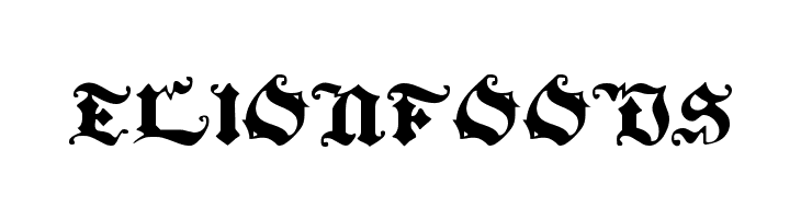 BlackInitialText  Free Fonts Download