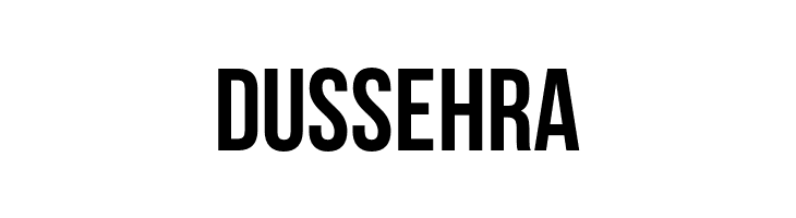 DUSSEHRA Bebas Neue Font