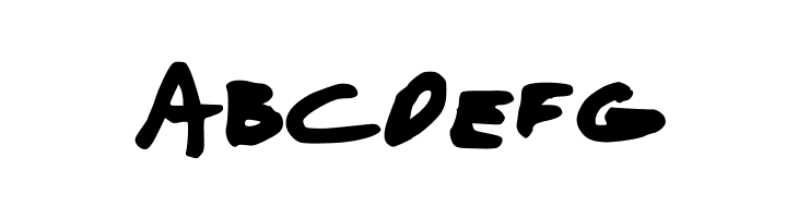 Aaron with a Marker  Free Fonts Download