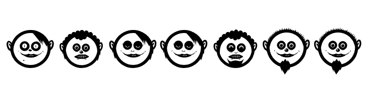 GLOBE FACE 01  Free Fonts Download