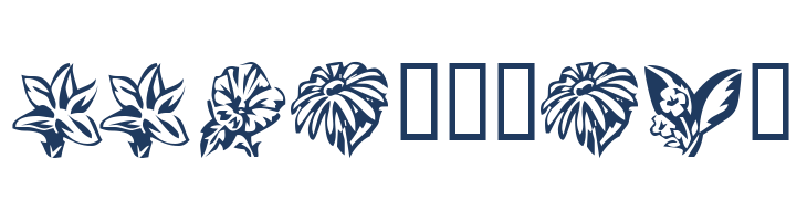 KR Beautiful Flowers 3 font — Lorem ipsum body text preview