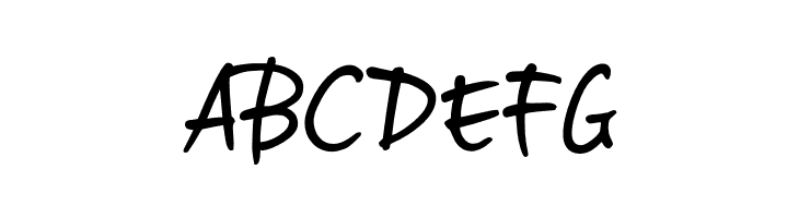 vinceHand II TRIAL  Free Fonts Download